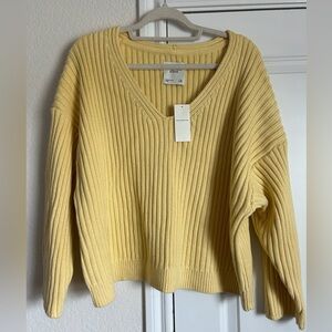 Yellow Abercrombie sweater